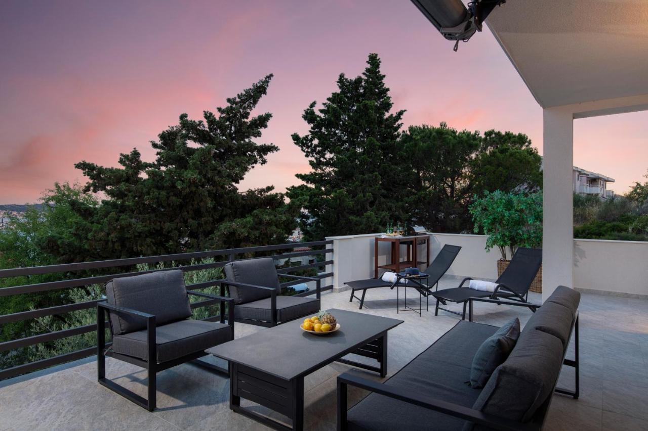 The Grande - Huge Terrace - Amazing Sea Views - Tastefully Furnished - Access To Rooftop Terrace And Gym - Hillside Apartments Rogoznica Rogoznica  Εξωτερικό φωτογραφία